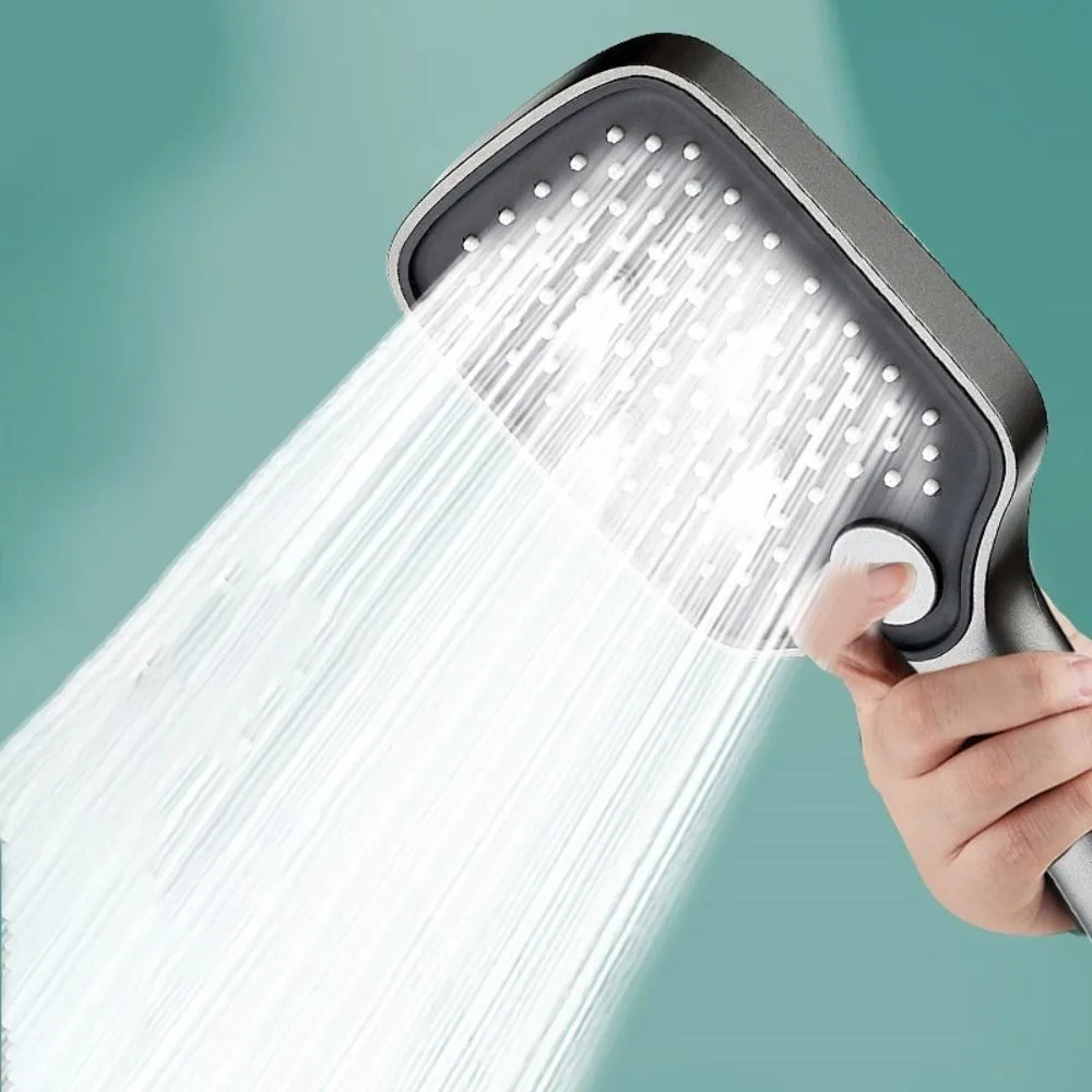 Прямоугольная душевая насадка с большой панелью под давлением, 3-режимная ручная душевая насадка высокого давления, комплект прочного набора для тропического душа
Прямоугольная душевая насадка с большой панелью под давлением, 3-режимная ручная душевая насадка высокого давления, комплект прочного набора для тропического душа