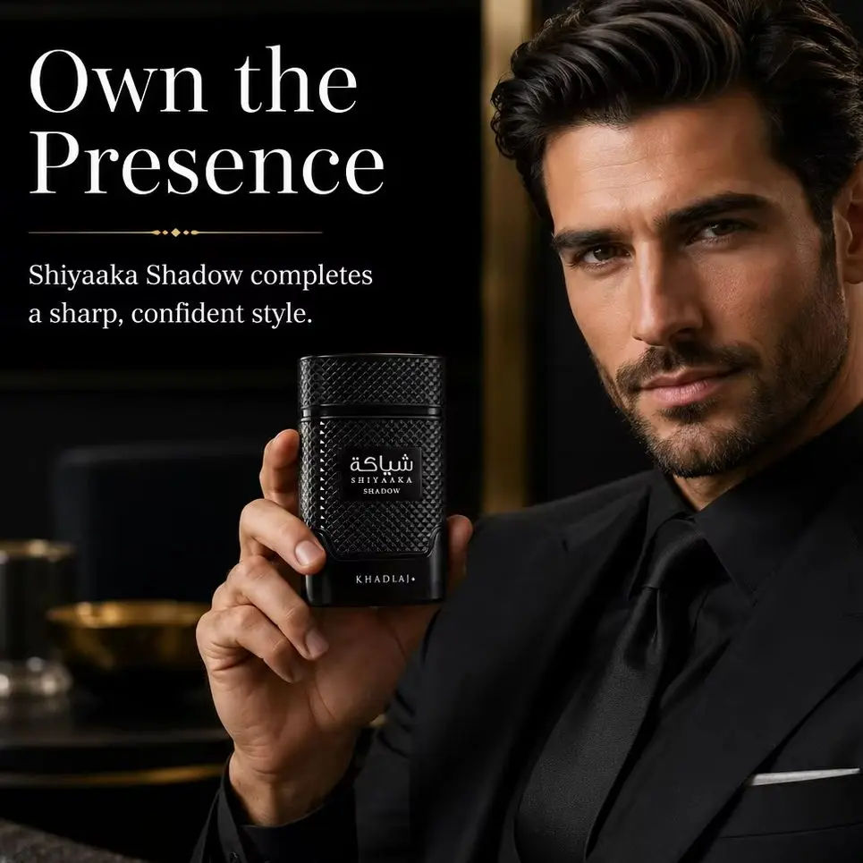 Shiyaaka Shadow Men Perfume 100ml EDP Spray Luxury Arabic Fragrance Fresh Spicy Citrus Woody Scent Amber Cedarwood Musk Long Lasting Cologne Gift for Him
Shiyaaka Shadow Men Perfume 100ml EDP Spray Luxury Arabic Fragrance Fresh Spicy Citrus Woody Scent Amber Cedarwood Musk Long Lasting Cologne Gift for Him