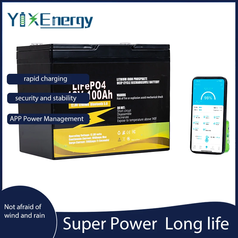 12V 100AH power lithium iron phosphate battery, suitable for foreign trade exports and electric vehicles
12V 100AH power lithium iron phosphate battery, suitable for foreign trade exports and electric vehicles