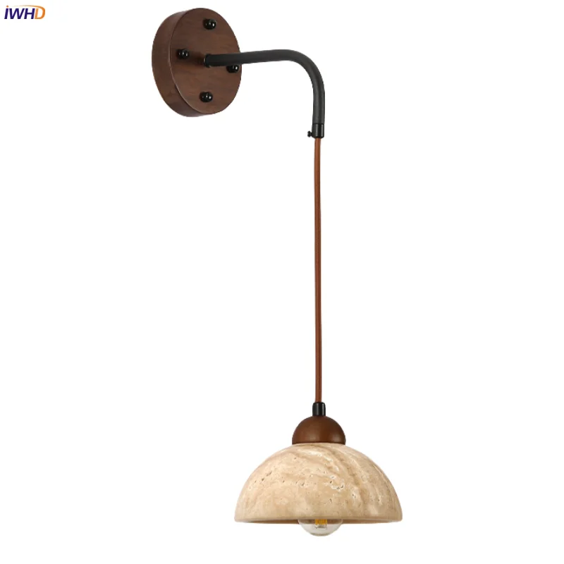 IWHD Yellow Travertine LED Wall Lamp Stair Living Room Sofa Bathroom Bedroom Light Decoration Wood Nordic Vintage Lampara Pared
IWHD Yellow Travertine LED Wall Lamp Stair Living Room Sofa Bathroom Bedroom Light Decoration Wood Nordic Vintage Lampara Pared