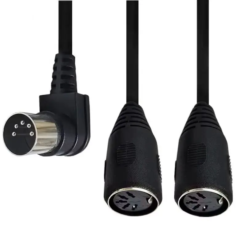 Аудиокабель Y-разветвитель, MIDI под углом 90 градусов, 5-контактный разъем Din на двойной 2 X DIN, 5-контактный разъем «мама», 0,5 м, 50 см
Аудиокабель Y-разветвитель, MIDI под углом 90 градусов, 5-контактный разъем Din на двойной 2 X DIN, 5-контактный разъем «мама», 0,5 м, 50 см