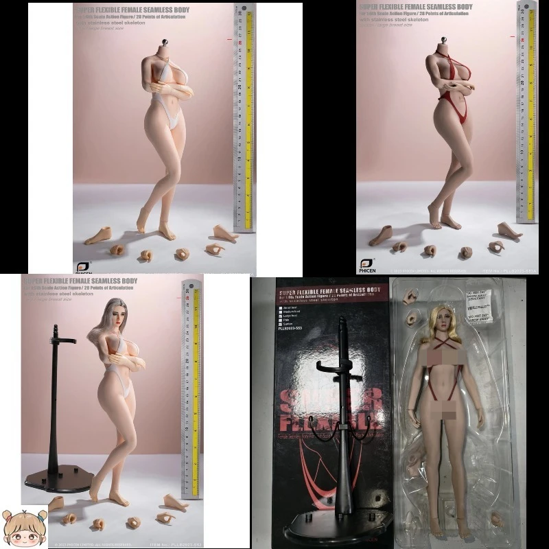 IN STOCK TBLeague PLLB2023-S52 S53 1/6 Women Soldier Body Sexy European Plump Super Flexible Seamless 12" Silicone Body Dolls
IN STOCK TBLeague PLLB2023-S52 S53 1/6 Women Soldier Body Sexy European Plump Super Flexible Seamless 12" Silicone Body Dolls