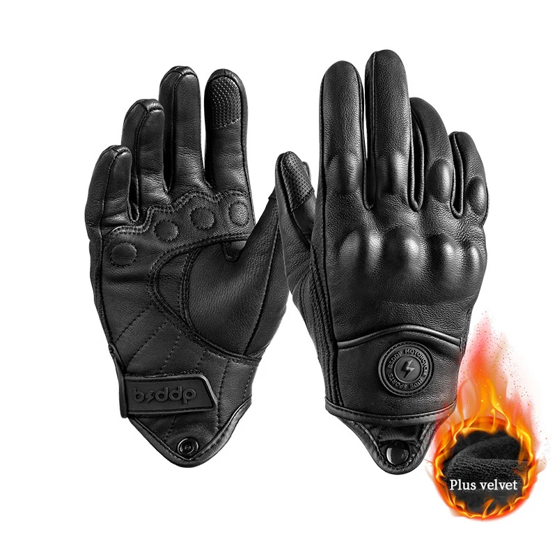 Motorcycle Gloves Plus Velvet Warm Leather Gloves Men And Women Riding Full Finger Touch Screen Motorcycle Gloves Guantes Moto
Motorcycle Gloves Plus Velvet Warm Leather Gloves Men And Women Riding Full Finger Touch Screen Motorcycle Gloves Guantes Moto