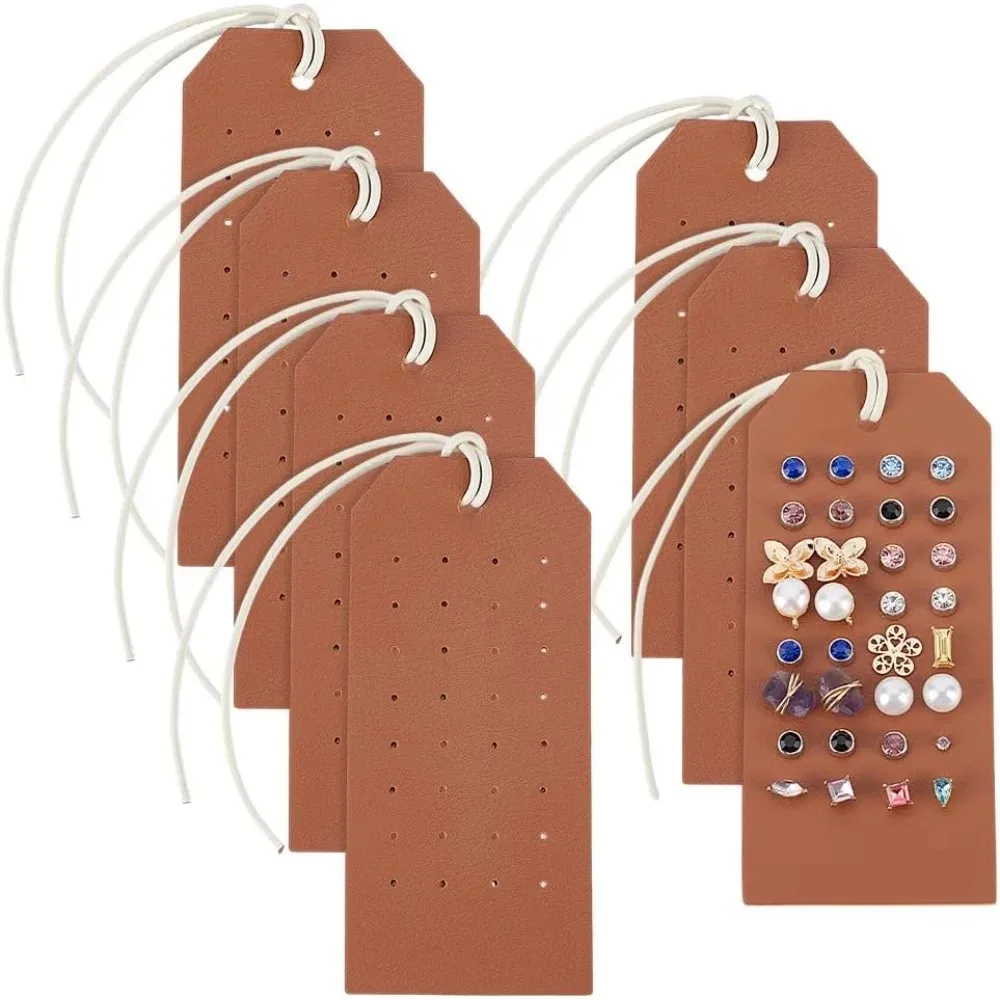 7Pcs Portable Leather Earring Holders Brown Leather Earring Displays 11x5.5cm Imitation Leather Stud Holder Earring Organizer
7Pcs Portable Leather Earring Holders Brown Leather Earring Displays 11x5.5cm Imitation Leather Stud Holder Earring Organizer