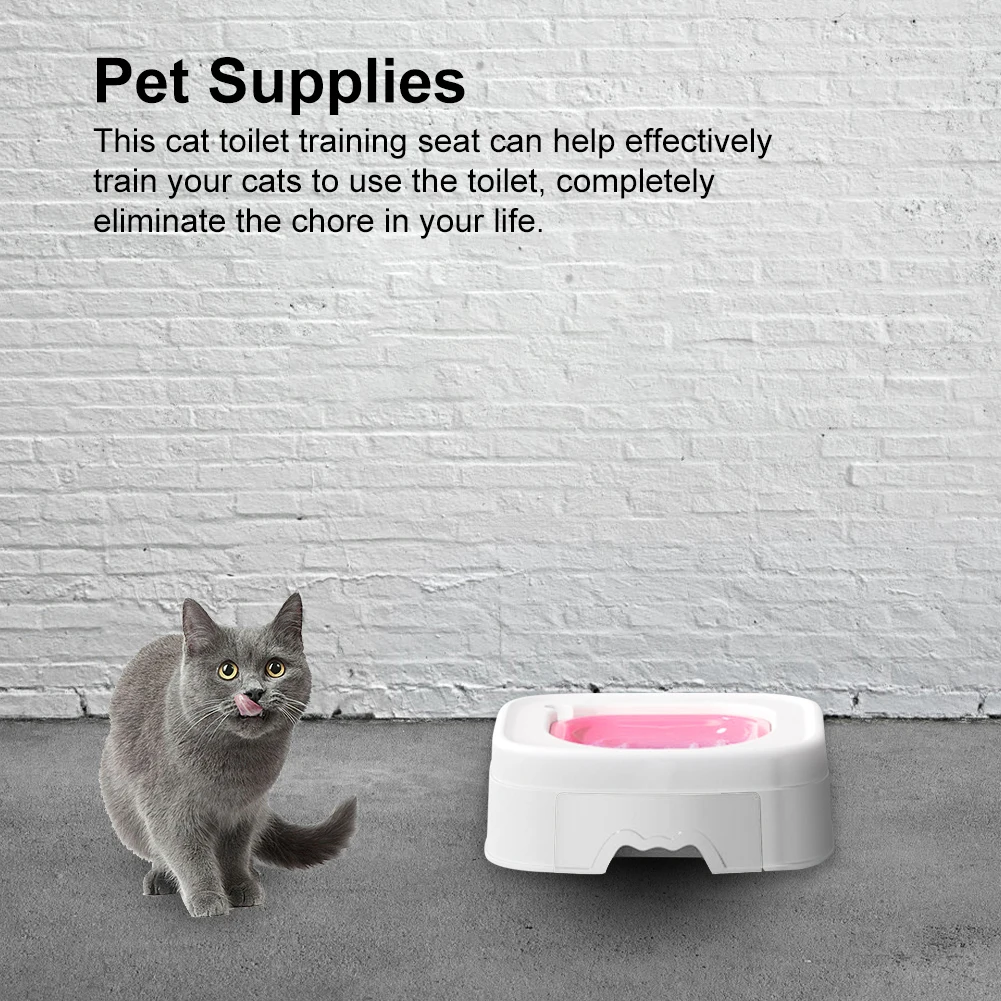 Pet Cat Training Toilet Plastic Urinal Litter Potty Toilet Training Reusable Guide Product for Home Indoor Pet Supplies
Pet Cat Training Toilet Plastic Urinal Litter Potty Toilet Training Reusable Guide Product for Home Indoor Pet Supplies
