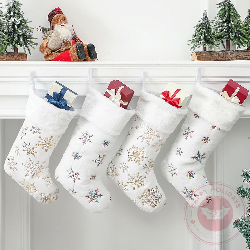 22x48cm New Beads Gilded Snowflake Plush Christmas Socks Gift Bag Christmas dDecorations Christmas Pendant 2023 Christmas Decor
22x48cm New Beads Gilded Snowflake Plush Christmas Socks Gift Bag Christmas dDecorations Christmas Pendant 2023 Christmas Decor