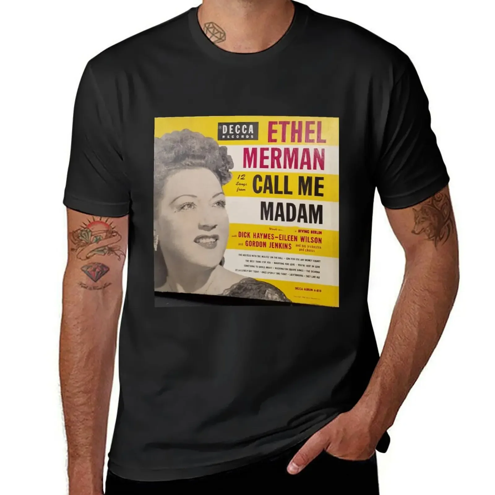 Ethel Merman, Call Me Madam78 rpm, album, classical, rare, 1940's, 1950 T-Shirt sports fans mens champion t shirts
Ethel Merman, Call Me Madam78 rpm, album, classical, rare, 1940's, 1950 T-Shirt sports fans mens champion t shirts