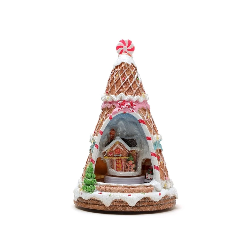 Christmas Tree Figurine Musical Box Resin Music Box with Train Home Decoration 
Christmas Tree Figurine Musical Box Resin Music Box with Train Home Decoration