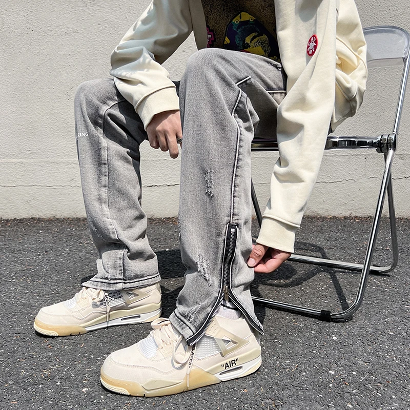 American Retro Men's Jeans Spring Autumn Trend Slim Straight Leg High Street Vibe Pants Micro Flared Legs Faionable Cotton ...
American Retro Men's Jeans Spring Autumn Trend Slim Straight Leg High Street Vibe Pants Micro Flared Legs Faionable Cotton ...