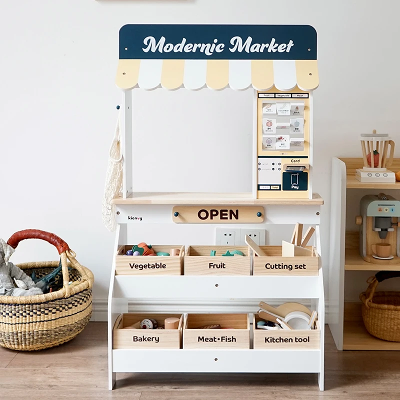 Children's store commissary toy play house supermarket wooden kitchen fruit cut chile kindergarten doll home
Children's store commissary toy play house supermarket wooden kitchen fruit cut chile kindergarten doll home