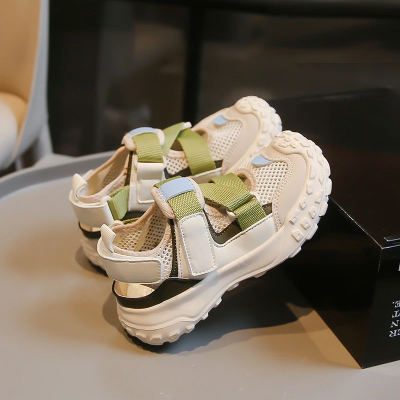 2026 New Summer Children Sandals For Boys and girls Mesh Breathable Kids Sport Shoes Soft Sole Fashion Toddler Beach Sandals
2026 New Summer Children Sandals For Boys and girls Mesh Breathable Kids Sport Shoes Soft Sole Fashion Toddler Beach Sandals
