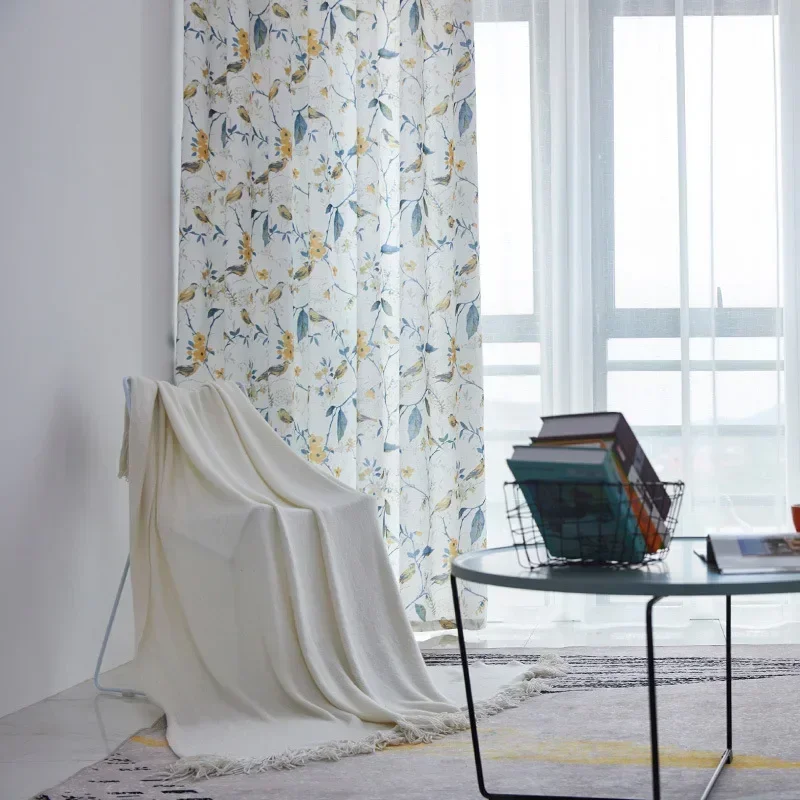 American Pastoral Country Crushed Flowers Curtains for Living Dining Room Bedroom Thickened Fine Linen Printing Shade
American Pastoral Country Crushed Flowers Curtains for Living Dining Room Bedroom Thickened Fine Linen Printing Shade
