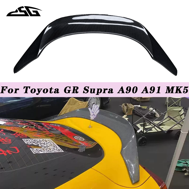 Car Rear Trunk Lid Spoiler Tail Wing For Toyota GR Supra A90 A91 Carbon Fiber Diffuser Lip Splitter Rear Wing Body Kit
Car Rear Trunk Lid Spoiler Tail Wing For Toyota GR Supra A90 A91 Carbon Fiber Diffuser Lip Splitter Rear Wing Body Kit