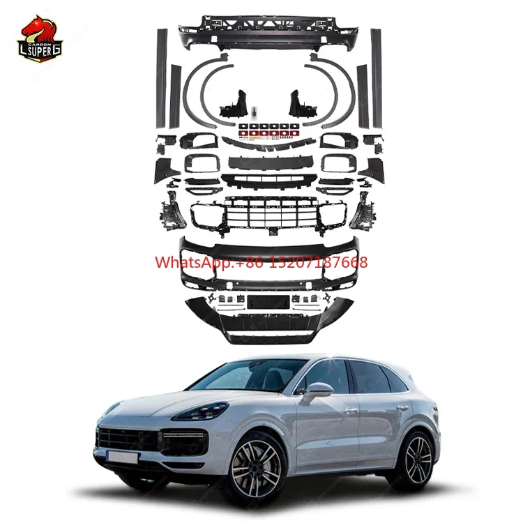 Новое поступление, комплекты кузова автомобиля в Турбо стиле для Porsche Cayenne 9Y0 TKT, комплекты кузова, новый обновленный турбо боди для переднего и заднего бампера
Новое поступление, комплекты кузова автомобиля в Турбо стиле для Porsche Cayenne 9Y0 TKT, комплекты кузова, новый обновленный турбо боди для переднего и заднего бампера