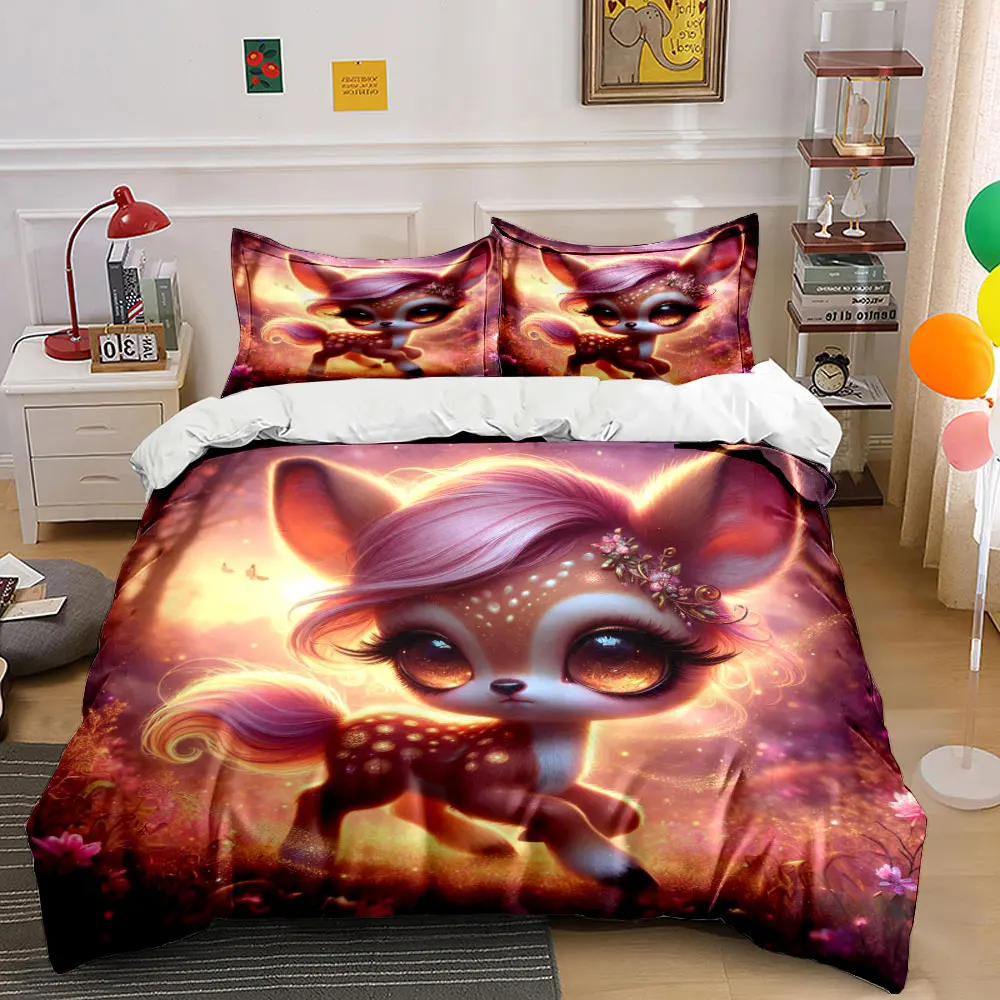 Adorable dreamy fawn with enchanting Printed Duvet Cover Set1 Duvet Cover+2 PillowcaseMulti Size Bedroom Bedding Decor
Adorable dreamy fawn with enchanting Printed Duvet Cover Set1 Duvet Cover+2 PillowcaseMulti Size Bedroom Bedding Decor