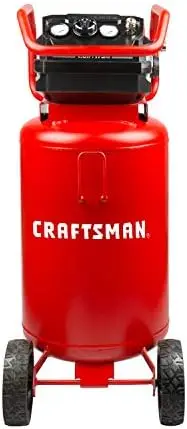 Craftsman 20 Gal Air Compressor 1.8 HP, Oil-Free, 175 PSI, Dual Quick Couplers, Red
Craftsman 20 Gal Air Compressor 1.8 HP, Oil-Free, 175 PSI, Dual Quick Couplers, Red