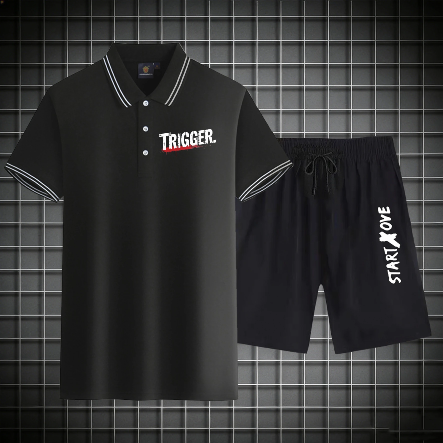 men's Polos sets 2026 Summer Polyester Short sleeve men's chandals Graphic Suit for man men's Tracksuit set sweat suit Printed
men's Polos sets 2026 Summer Polyester Short sleeve men's chandals Graphic Suit for man men's Tracksuit set sweat suit Printed