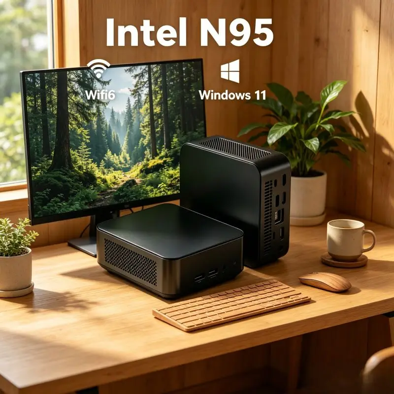 Portable Pocket Sized Mini PC Intel Core N95 Windows11, 32GB RAM, Optional SSD, WiFi6 BT5.2 Supports Seamless 4K HD Output Playb
Portable Pocket Sized Mini PC Intel Core N95 Windows11, 32GB RAM, Optional SSD, WiFi6 BT5.2 Supports Seamless 4K HD Output Playb