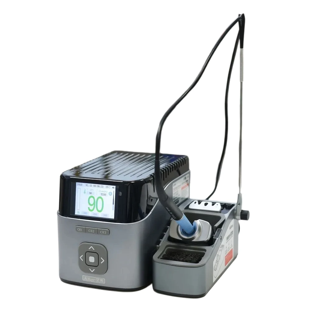 AIXUN T410 with T210 Handle Soldering Kit 450°C Max Temperature Fast Heating for Electronics Repair
AIXUN T410 with T210 Handle Soldering Kit 450°C Max Temperature Fast Heating for Electronics Repair