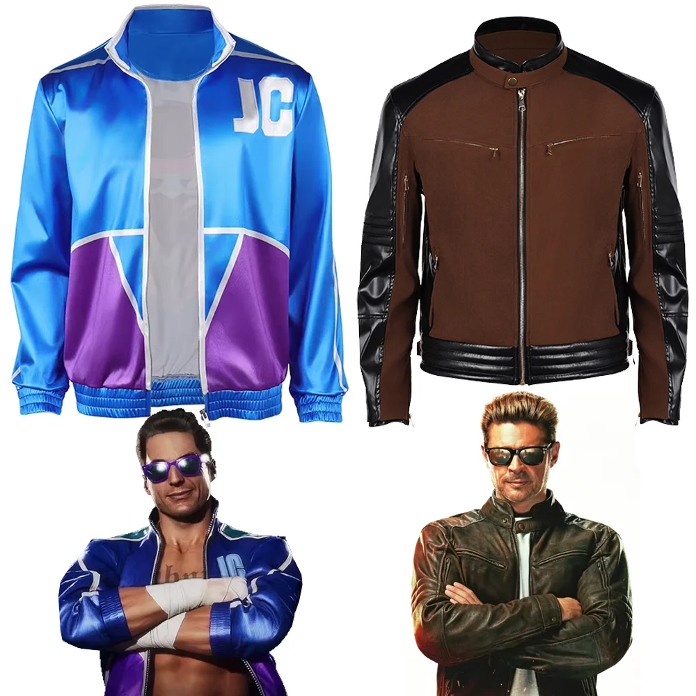 Johnny Cage Cospaly Game Mortal Kombat Adult Coat Costume Jacket Pants Inner Shirt Belt Outfit Halloween Carnival Dress Disguise
Johnny Cage Cospaly Game Mortal Kombat Adult Coat Costume Jacket Pants Inner Shirt Belt Outfit Halloween Carnival Dress Disguise