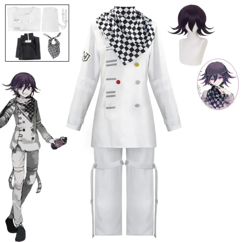 Anime Dangarompa V3 Kokichi Oma Cosplay Anime Uniform Scarf Cape Set Halloween Carnival Party Set
Anime Dangarompa V3 Kokichi Oma Cosplay Anime Uniform Scarf Cape Set Halloween Carnival Party Set