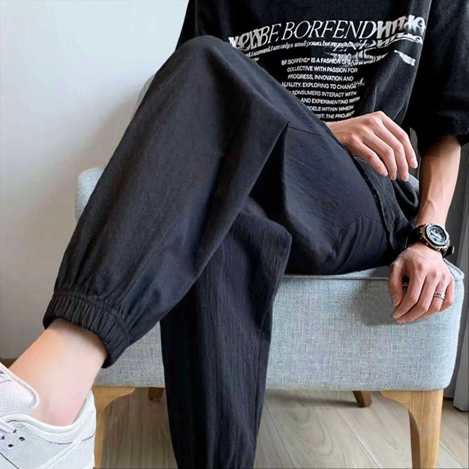 Japanese Casual Pants Men Jogger Pants Sweatpants Running Fitness Hiking Outdoor Trouser Lightweight Loose Vintage Men Clothing
Japanese Casual Pants Men Jogger Pants Sweatpants Running Fitness Hiking Outdoor Trouser Lightweight Loose Vintage Men Clothing