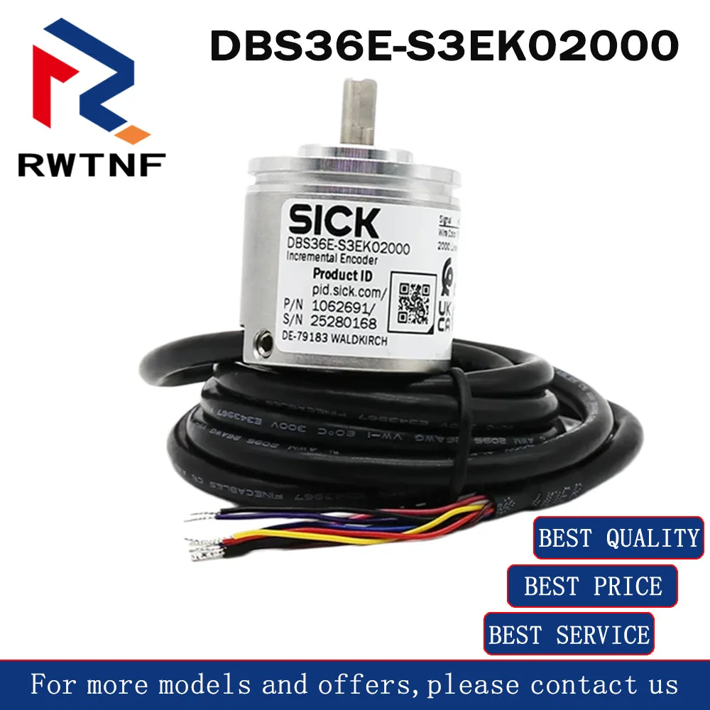 Brand New Genuine DBS36E-S3EK02000 SICK Incremental Encoder 1062691,100% original warehouse stock
Brand New Genuine DBS36E-S3EK02000 SICK Incremental Encoder 1062691,100% original warehouse stock