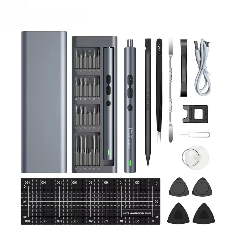 62 in 1 Mini Precision Electric Screwdriver Set Portable Magnetic Screwdriver Head Set Mobile Phone Parts Fixing Tool
62 in 1 Mini Precision Electric Screwdriver Set Portable Magnetic Screwdriver Head Set Mobile Phone Parts Fixing Tool
