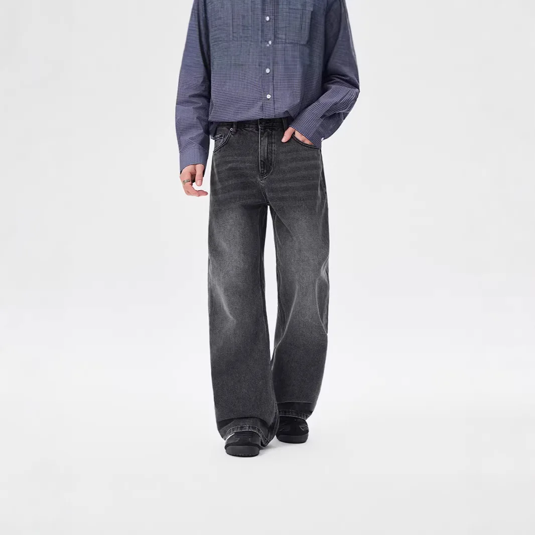 2026 Spring and Summer Loose Straight Jeans Men's American Slightly Stretched Wide-leg Casual Trousers
2026 Spring and Summer Loose Straight Jeans Men's American Slightly Stretched Wide-leg Casual Trousers