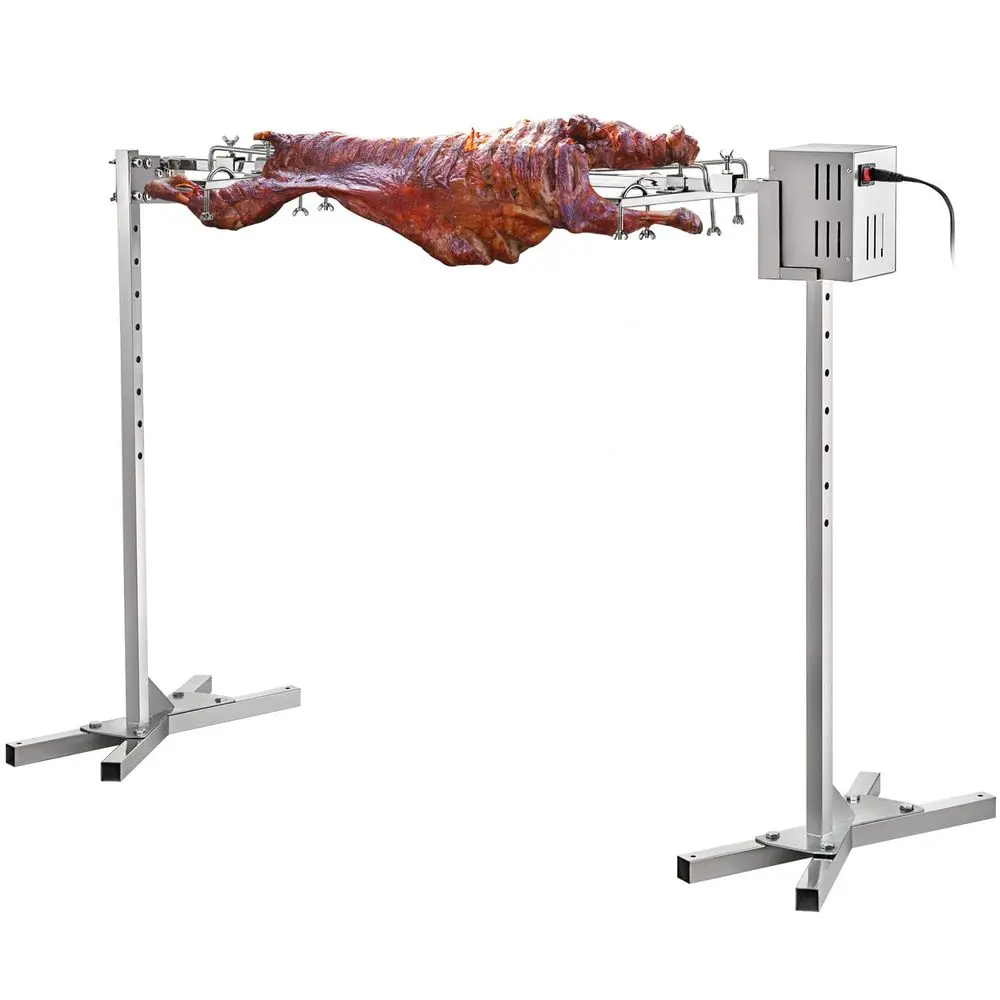 46 Electric BBQ Rotisserie Grill KitMax Capacity 90 LB ,Automatic 32W Motor and Height Adjustable Stainless Steel Roaster Stand
46 Electric BBQ Rotisserie Grill KitMax Capacity 90 LB ,Automatic 32W Motor and Height Adjustable Stainless Steel Roaster Stand