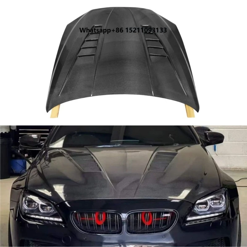 Real Carbon Fiber Front Hood Bonnet Car Front Lever Engine Cover for 6 Series F06 F12 F13/M6 2012-2017 F06 Front Hood
Real Carbon Fiber Front Hood Bonnet Car Front Lever Engine Cover for 6 Series F06 F12 F13/M6 2012-2017 F06 Front Hood
