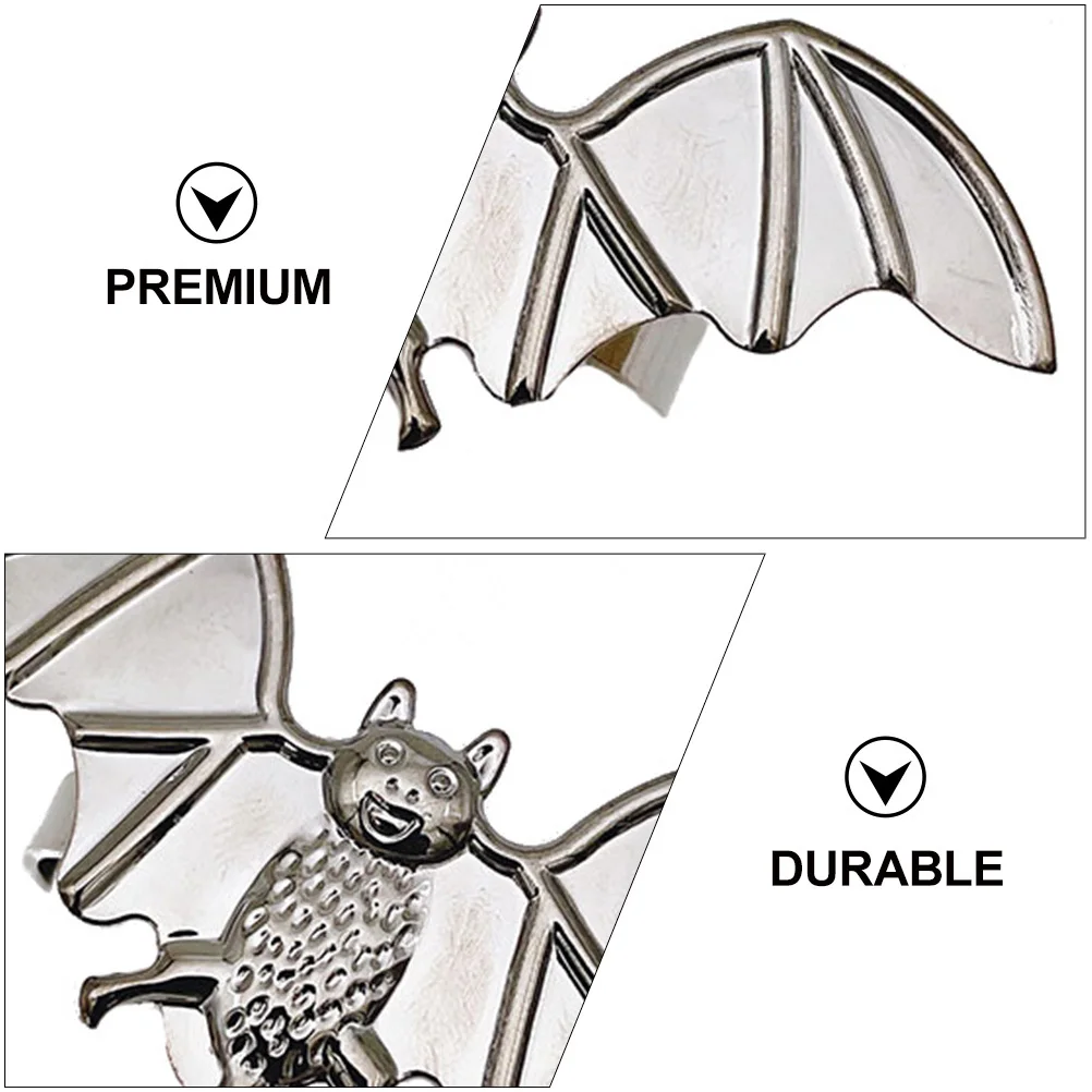 4Pcs Bat Napkin Rings Halloween Creative Decorative Accessories Premium Alloy Material Halloween Decorations
4Pcs Bat Napkin Rings Halloween Creative Decorative Accessories Premium Alloy Material Halloween Decorations