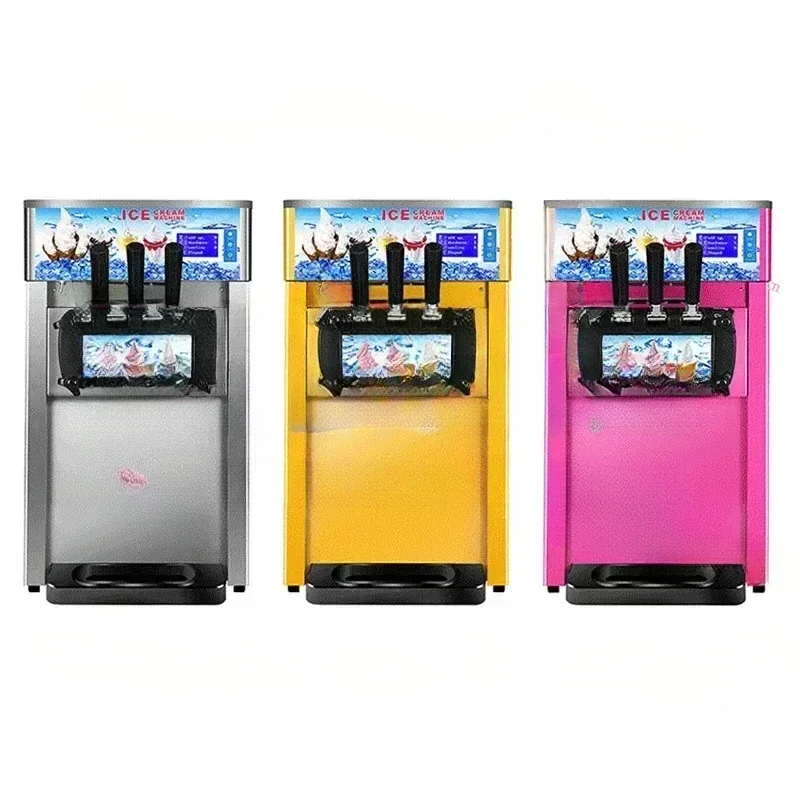 Electric Soft Ice Cream Machine with 3 Different Flavors Fruit Freezer Hard Mixing Ice Cream Making Machine- Accessories
Electric Soft Ice Cream Machine with 3 Different Flavors Fruit Freezer Hard Mixing Ice Cream Making Machine- Accessories
