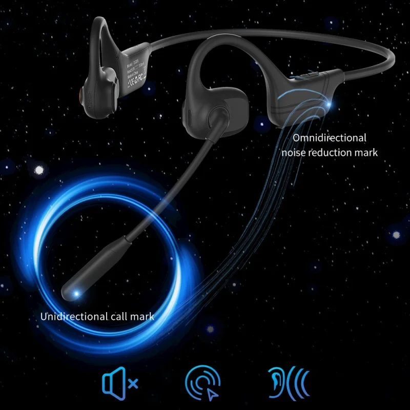 Беспроводные Bluetooth-наушники с открытым ухом и микрофоном с шумоподавлением для вождения, работы и спорта
Беспроводные Bluetooth-наушники с открытым ухом и микрофоном с шумоподавлением для вождения, работы и спорта