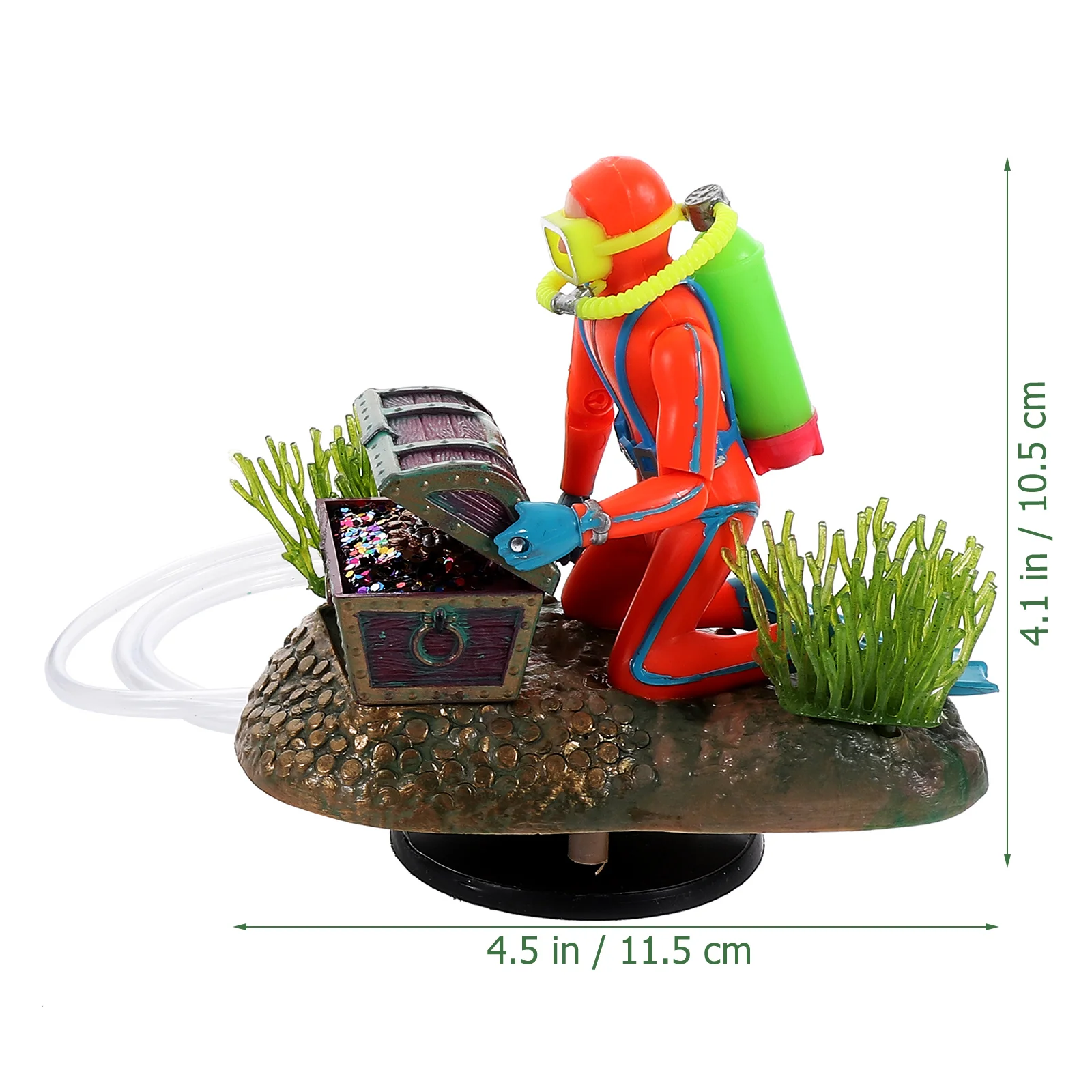 Delicate Craftsmanship Diver Figurine with Treasure Chest Essential Fish Tank Adornment Floating Treasure Seeker Decor
Delicate Craftsmanship Diver Figurine with Treasure Chest Essential Fish Tank Adornment Floating Treasure Seeker Decor