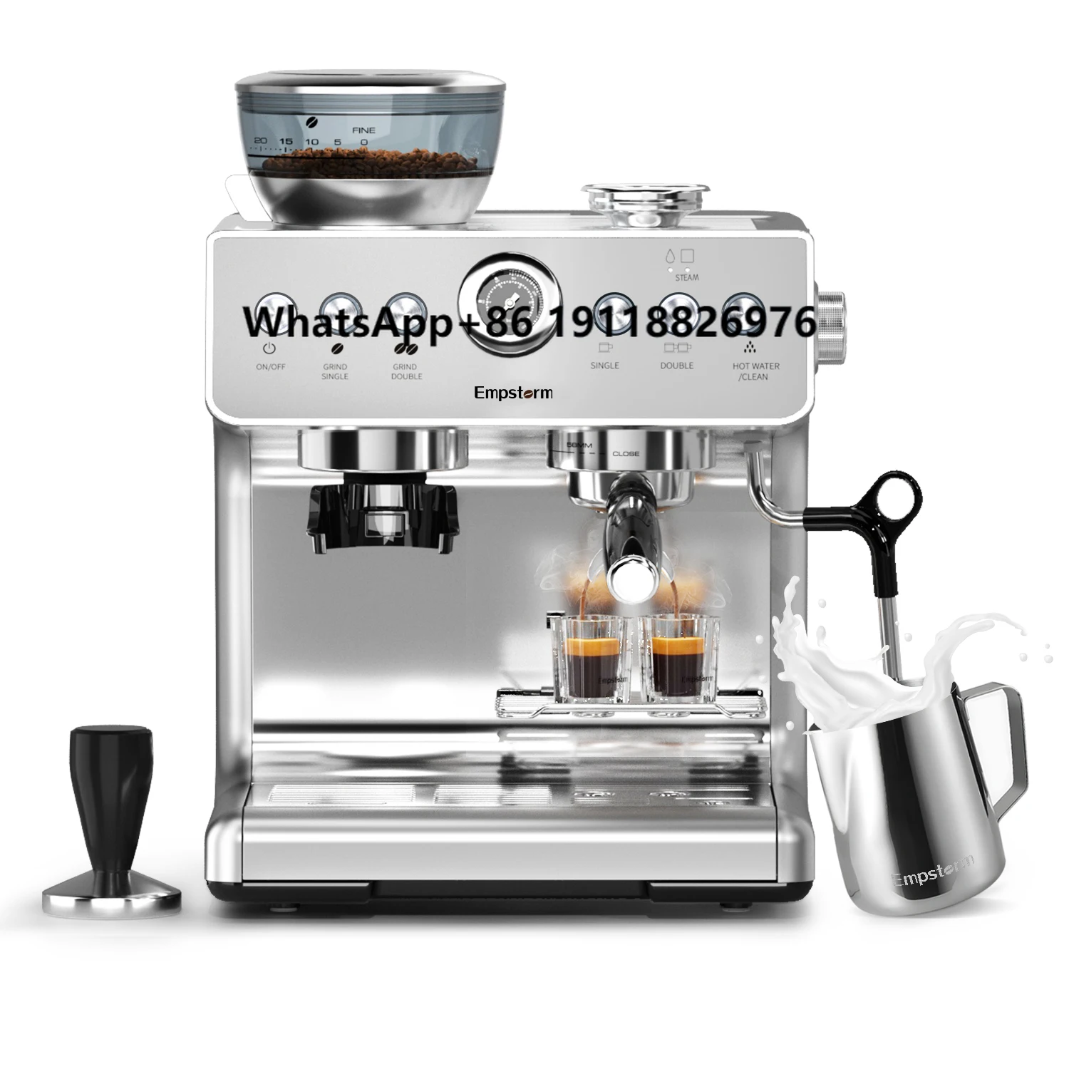 Empstorm Espresso Machine Premium Portable 20 Bar Power Pressure Pump Professional Manual Coffee Machine for Home and Office
Empstorm Espresso Machine Premium Portable 20 Bar Power Pressure Pump Professional Manual Coffee Machine for Home and Office