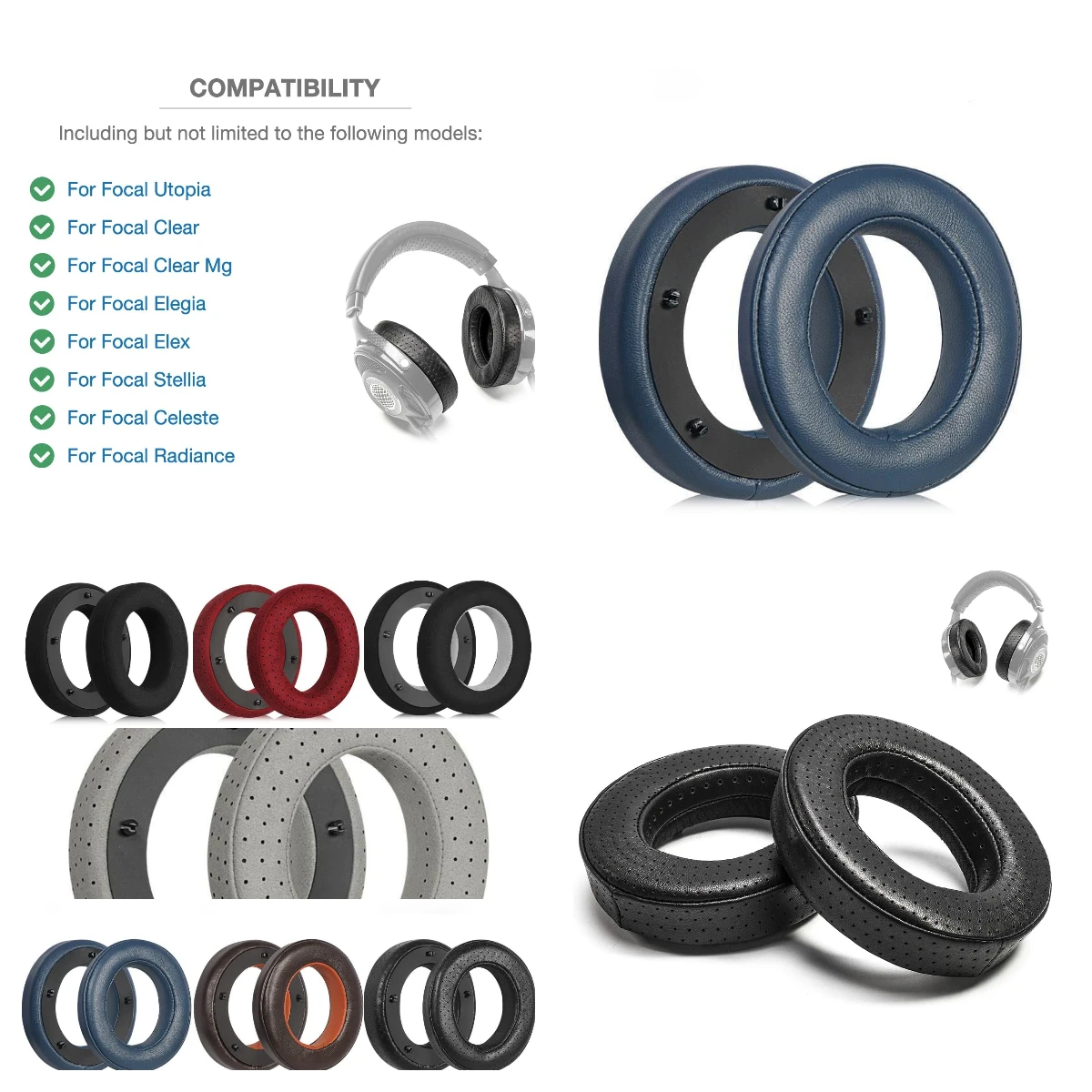 For Focal Clear Mg Professional Ear Pads Earphone Sleeve Head Beam Sponge Pad Leather Earmuffs
For Focal Clear Mg Professional Ear Pads Earphone Sleeve Head Beam Sponge Pad Leather Earmuffs