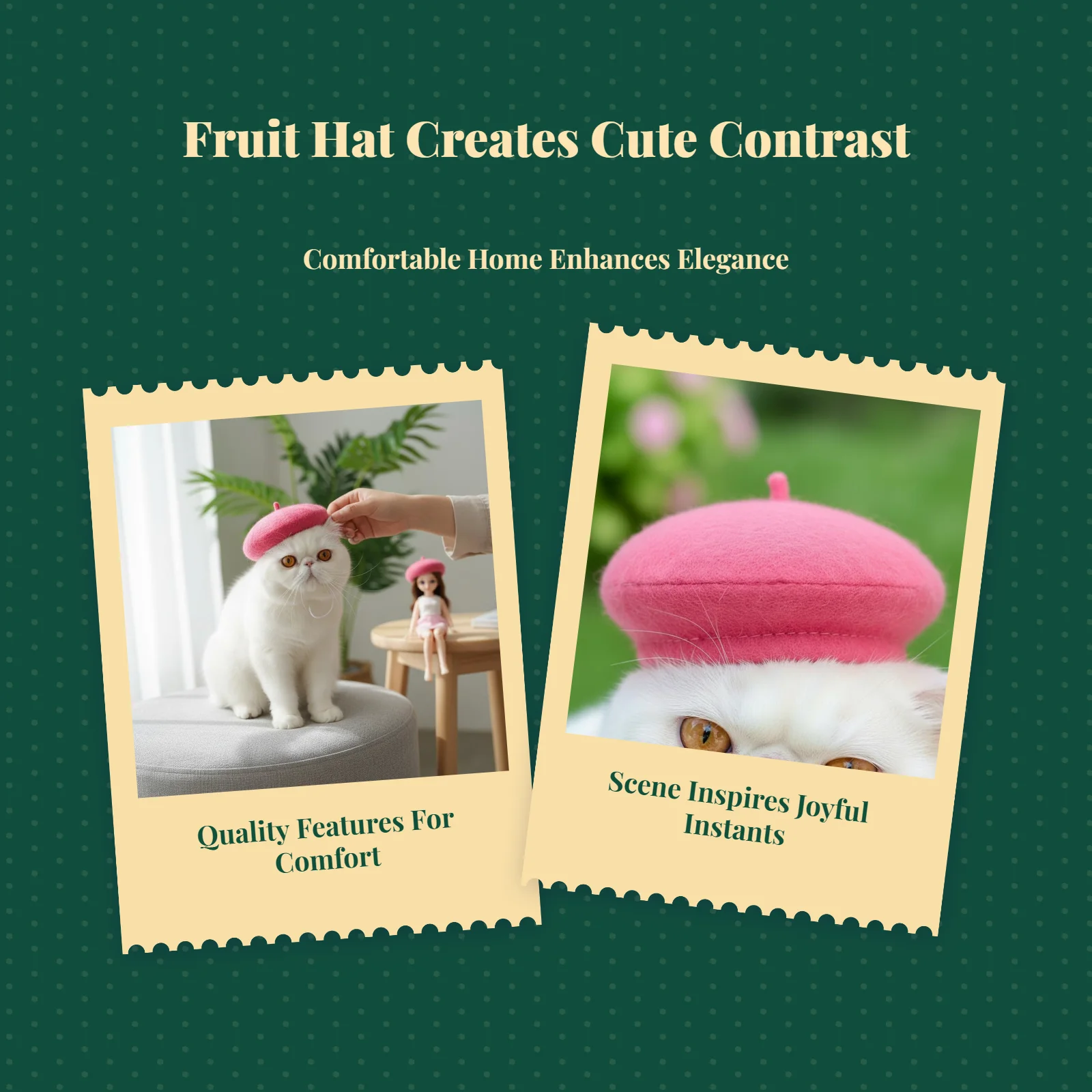 Adjustable Pet Hat, Cat Dog Hat, Breathable, Party Accessory
Adjustable Pet Hat, Cat Dog Hat, Breathable, Party Accessory