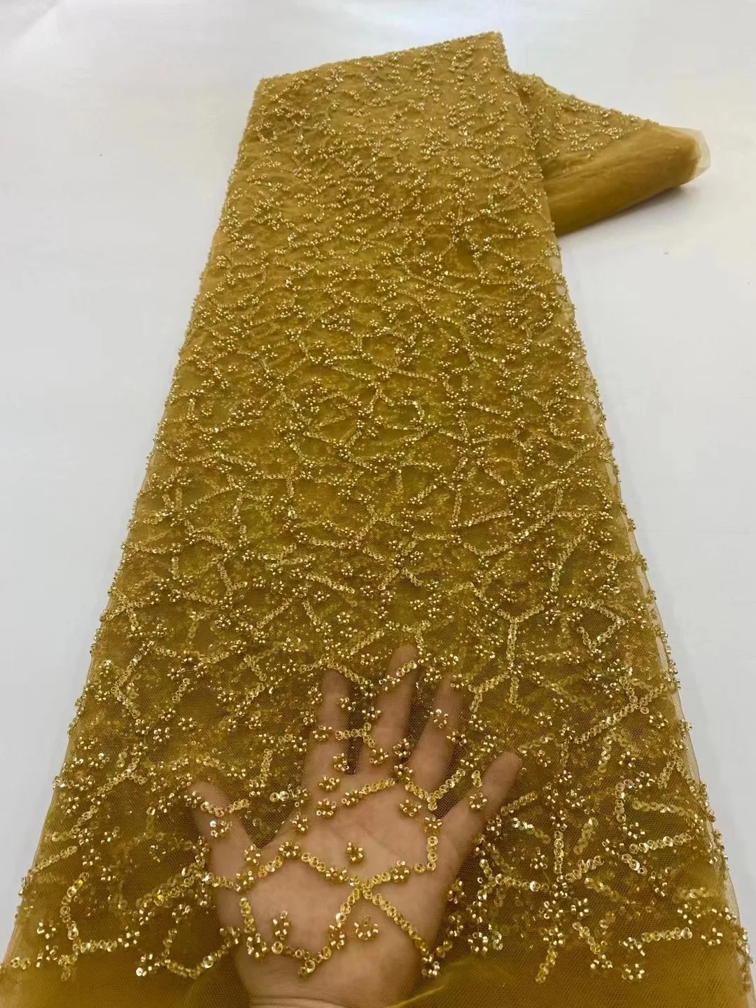 Latest African Handmade Beads Lace Fabric 2023 High Quality Sequins Embroidery French Nigerian Lace Fabric For Party LXX23103
Latest African Handmade Beads Lace Fabric 2023 High Quality Sequins Embroidery French Nigerian Lace Fabric For Party LXX23103
