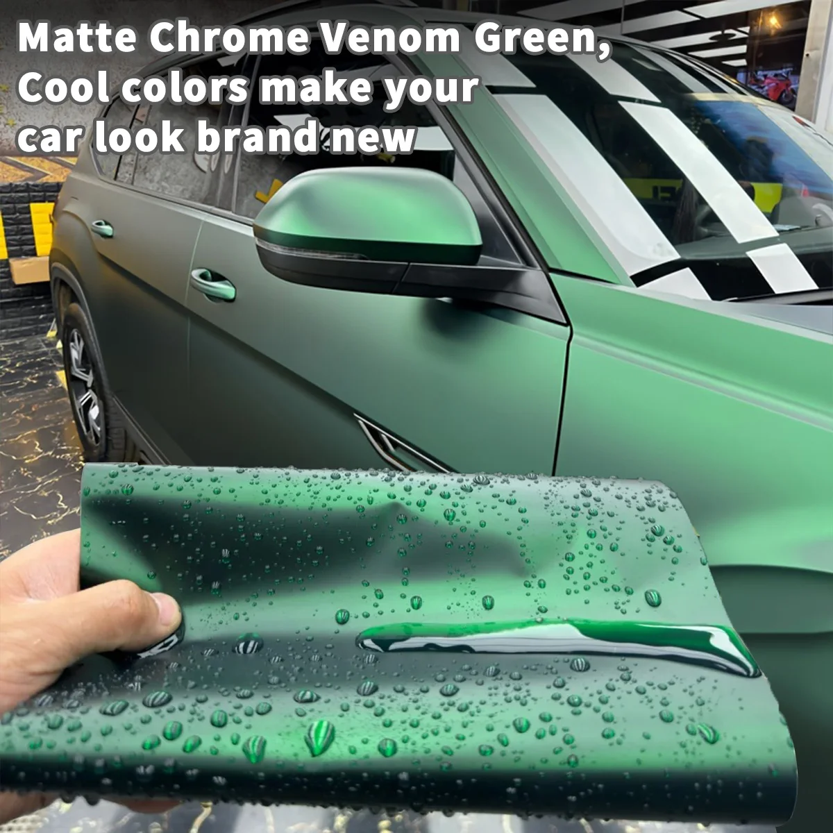 Ghost Venom Green Chrome Metallic Vinyl Wrap Film Air Release System Self Adhesive DIY Car Motorcycle Chrome Vinyl Decal
Ghost Venom Green Chrome Metallic Vinyl Wrap Film Air Release System Self Adhesive DIY Car Motorcycle Chrome Vinyl Decal
