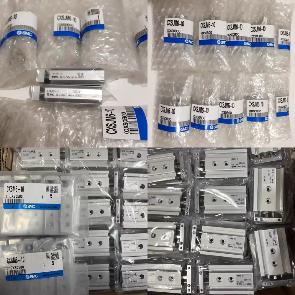 SMC Original CXSJM6-10/CXSJM6-30/CXSJM6-40/CXSM10-10/CXSM10-15/CXSM10-25/CXSM10-30 Dual Rod Cylinder Compact Type
SMC Original CXSJM6-10/CXSJM6-30/CXSJM6-40/CXSM10-10/CXSM10-15/CXSM10-25/CXSM10-30 Dual Rod Cylinder Compact Type