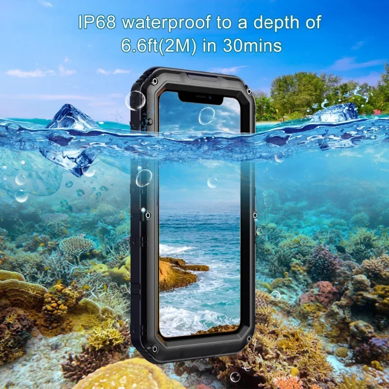 Сверхмощный водонепроницаемый металлический чехол для iPhone Защитная пленка для экрана Противоударный защитный чехол iPhone 15 14 13 12 11 Pro Max XR XS 8 7
Сверхмощный водонепроницаемый металлический чехол для iPhone Защитная пленка для экрана Противоударный защитный чехол iPhone 15 14 13 12 11 Pro Max XR XS 8 7