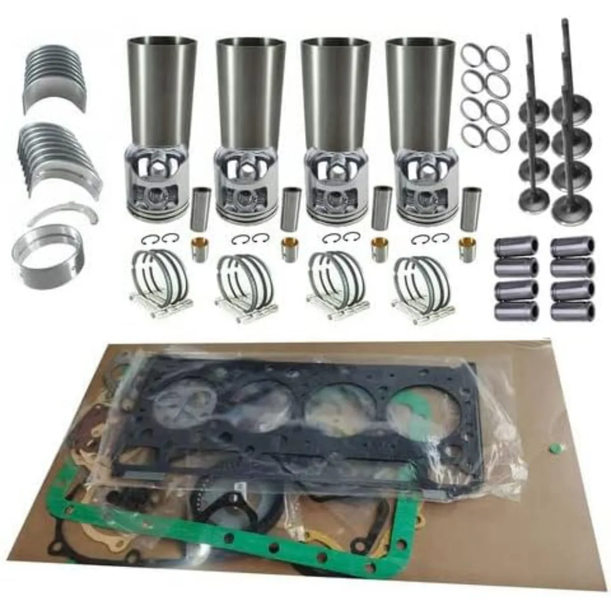Engine Overhaul Rebuild Kit Compatible with Bobcat 863 Skid Steer Loader Deutz BF4M 1011 F
Engine Overhaul Rebuild Kit Compatible with Bobcat 863 Skid Steer Loader Deutz BF4M 1011 F