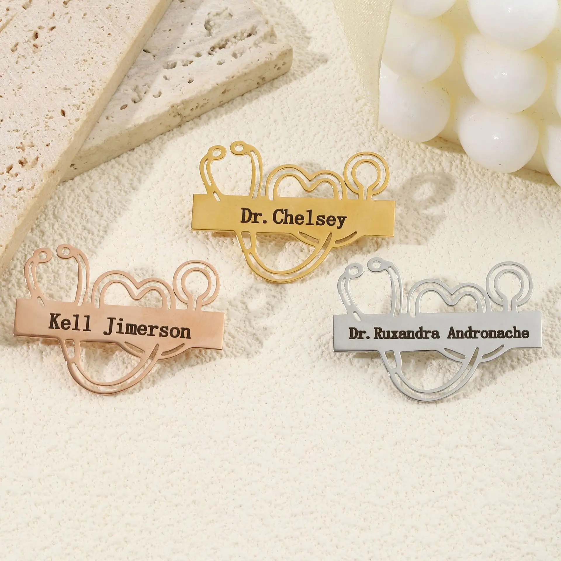 Customized Name Brooch Stainless Steel Tag Badges Personalize Engrave Your Text Logo ID Plate Brooches Jewelry Gifts
Customized Name Brooch Stainless Steel Tag Badges Personalize Engrave Your Text Logo ID Plate Brooches Jewelry Gifts