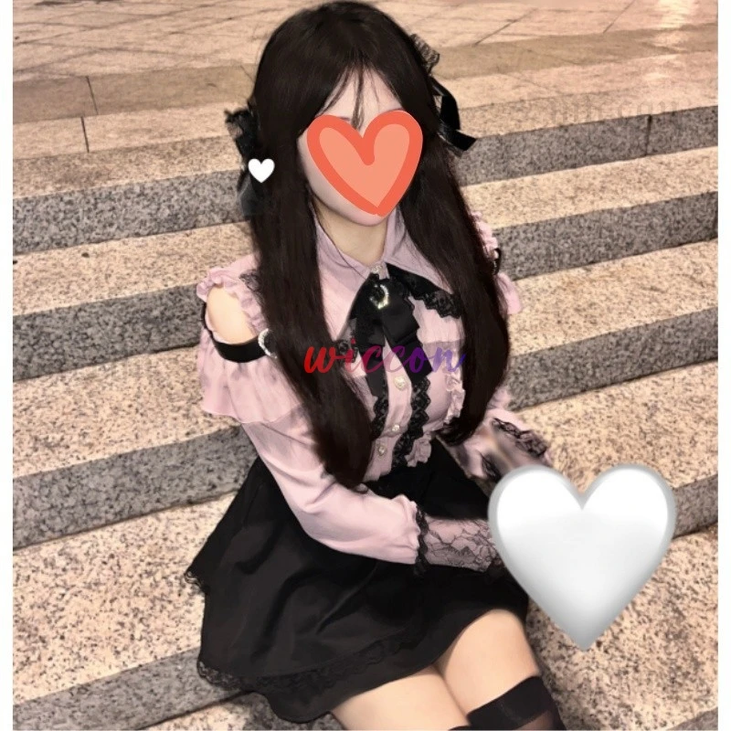 Jirai kei Outfit Lolita Girls Рубашка Юбка Комплект Женский Kawaii Лук Длинный Рукав Y2K Повседневная Эстетическая Рубашка Женский Стиль Японский
Jirai kei Outfit Lolita Girls Рубашка Юбка Комплект Женский Kawaii Лук Длинный Рукав Y2K Повседневная Эстетическая Рубашка Женский Стиль Японский