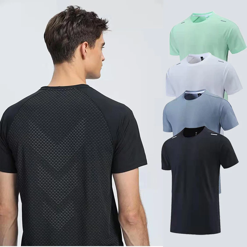 O Neck Training Men T Shirts Short Sleeve Summer Quick Dry Breathable Running Sports Gym Tops Workout Fitness Tee
O Neck Training Men T Shirts Short Sleeve Summer Quick Dry Breathable Running Sports Gym Tops Workout Fitness Tee