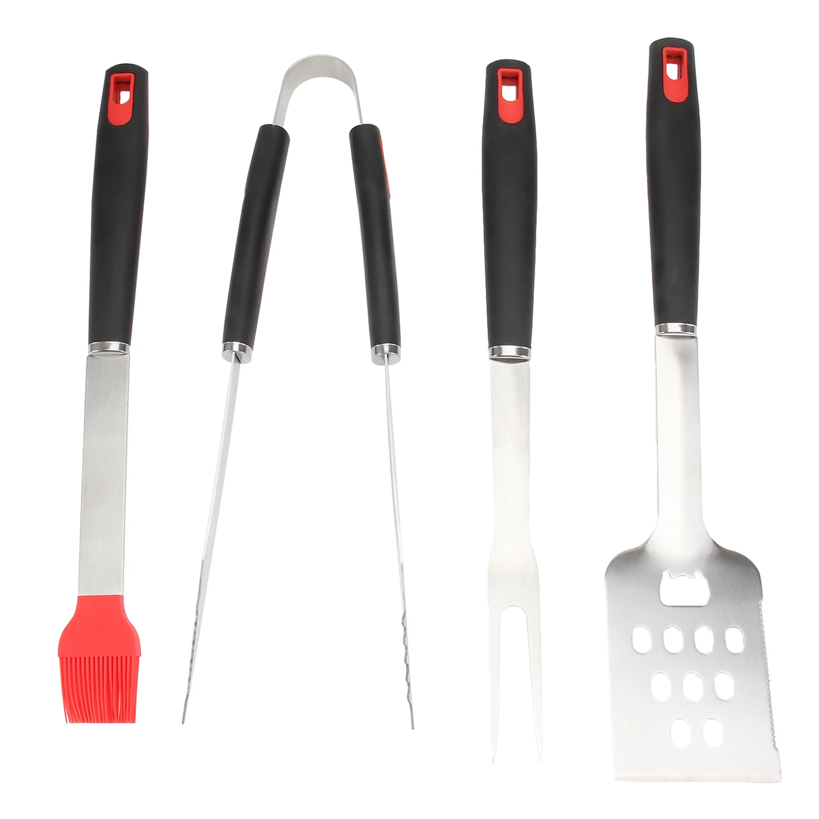 4 Pcs Grill Tools Set Durable Stainless Steel Grill Tools Long Handles Outdoor Barbecue Utensils Kit Fork Spoon Tongs
4 Pcs Grill Tools Set Durable Stainless Steel Grill Tools Long Handles Outdoor Barbecue Utensils Kit Fork Spoon Tongs