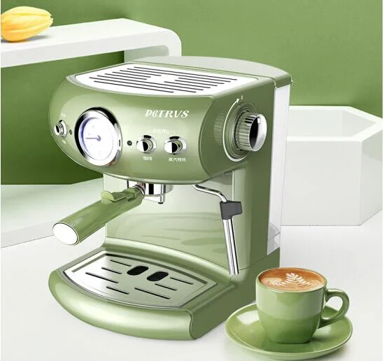 Petrus espresso coffee machine home commercial full auto Italian pressure steam foaming MILK Retro cafe maker PE3606 19BAR
Petrus espresso coffee machine home commercial full auto Italian pressure steam foaming MILK Retro cafe maker PE3606 19BAR