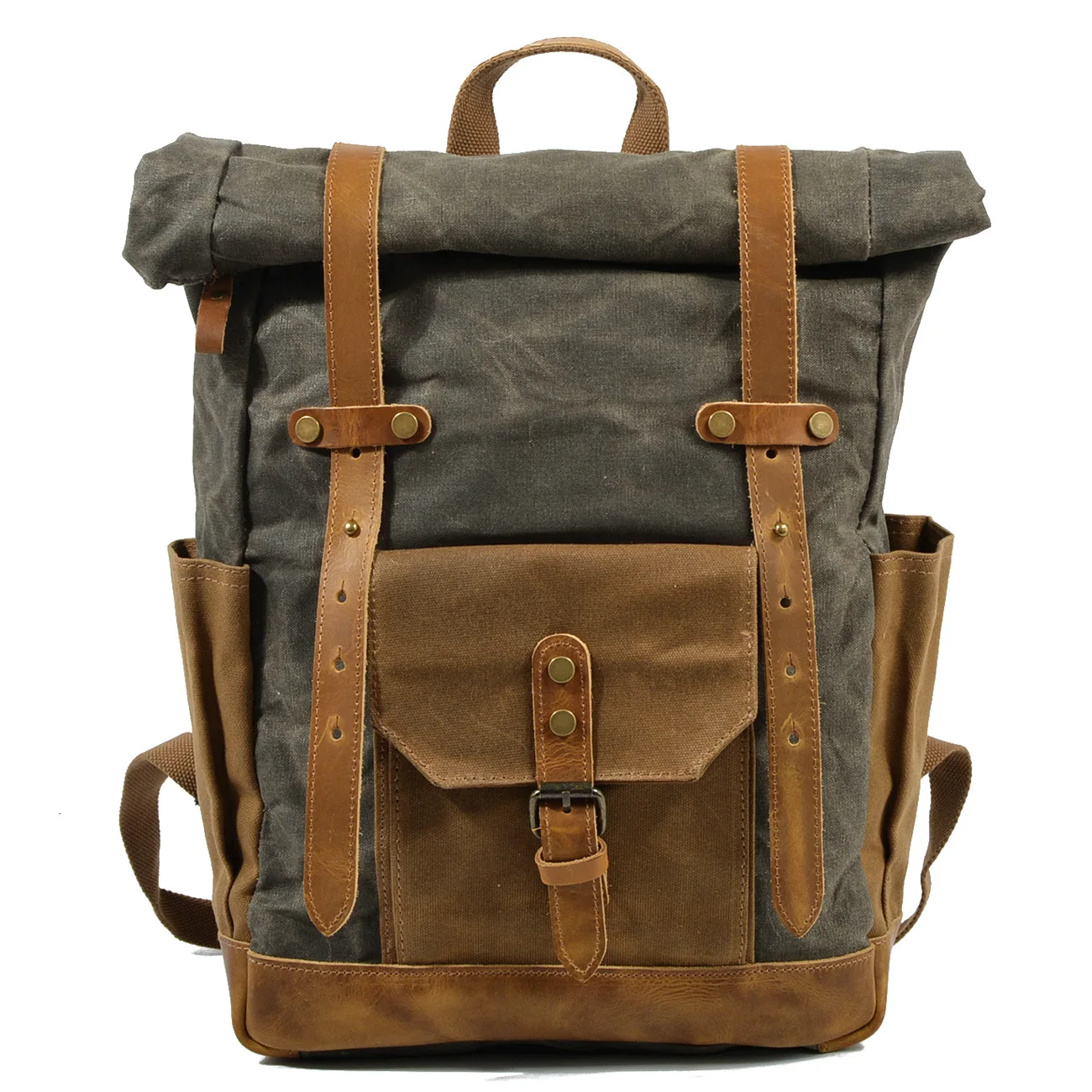 Fashion Oil Wax Canvas Men Travel Backpack casual Computer Schoolbag Backpack Men's Large Capacity daily Outdoor backpack
Fashion Oil Wax Canvas Men Travel Backpack casual Computer Schoolbag Backpack Men's Large Capacity daily Outdoor backpack