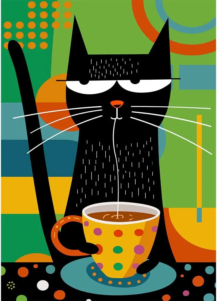 Modern Art Cartoon Whimsical Cat 1000/500/300 Pcs Jigsaw Puzzle Challenging Family Activity Game for Gameroom Bedroom Livingroom
Modern Art Cartoon Whimsical Cat 1000/500/300 Pcs Jigsaw Puzzle Challenging Family Activity Game for Gameroom Bedroom Livingroom